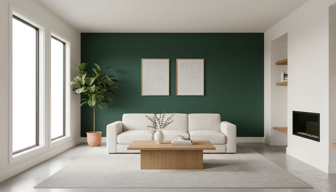 Professional interior painting with quality finish